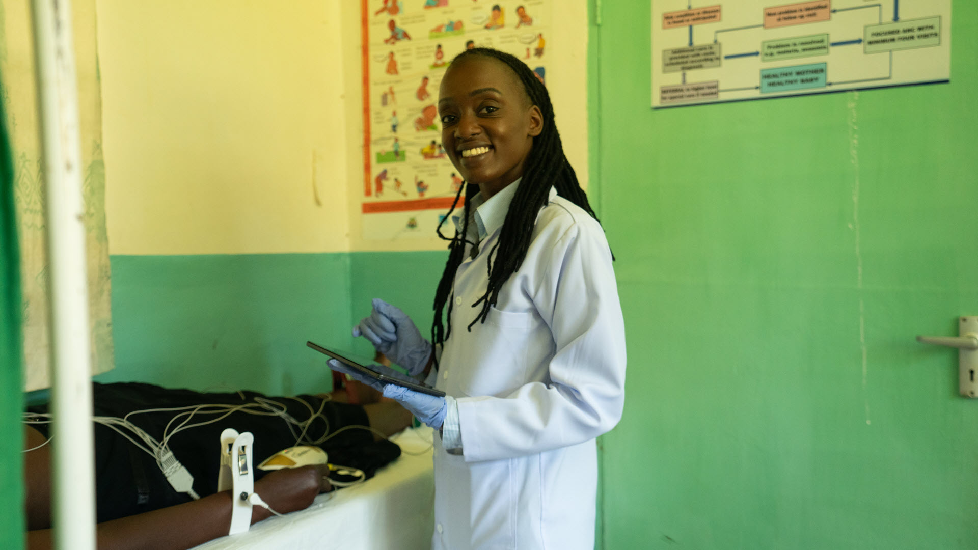 Patient Dona Maria Neide living in rural village Santa Amaro in Brazil