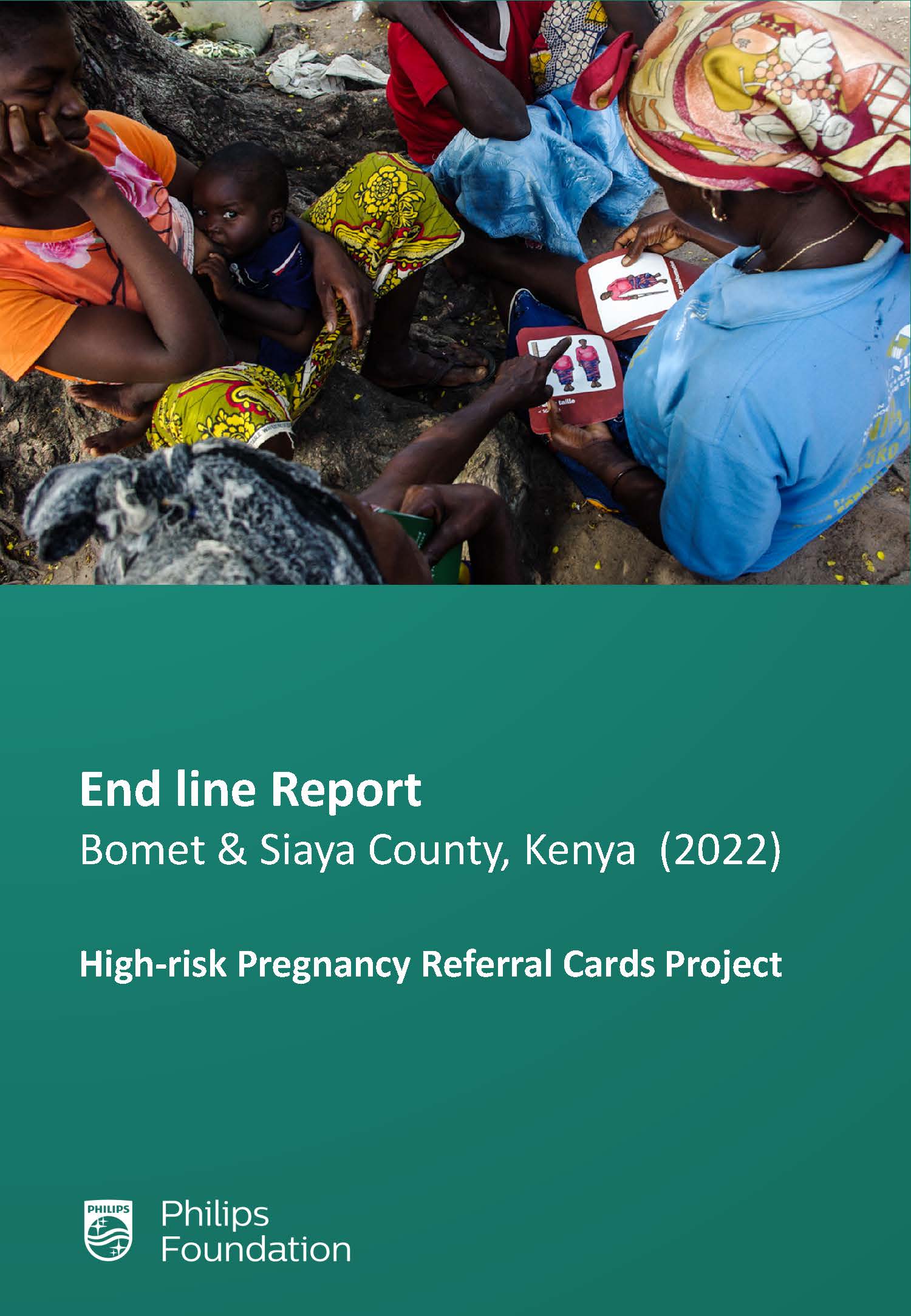 Bomet and Siaya High risk pregnancy referral cards project report