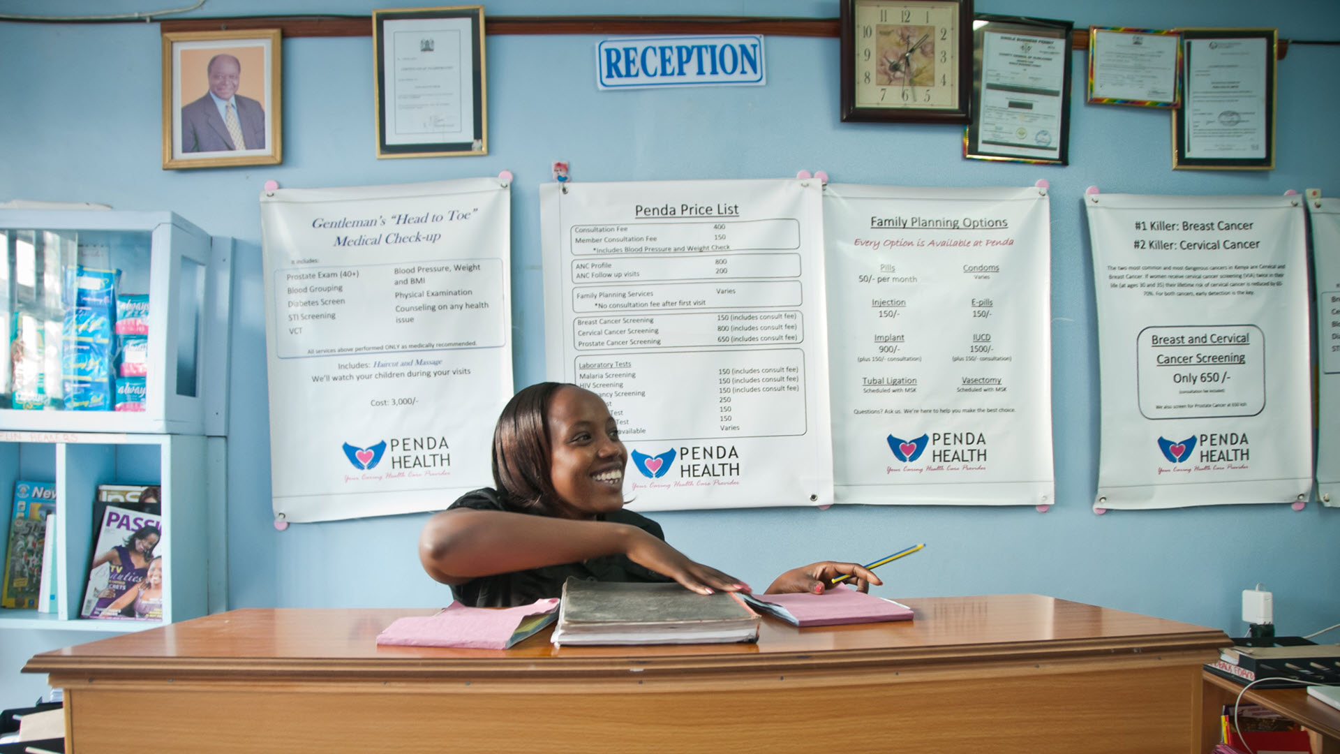 A inside look at one Penda Health's private clinics