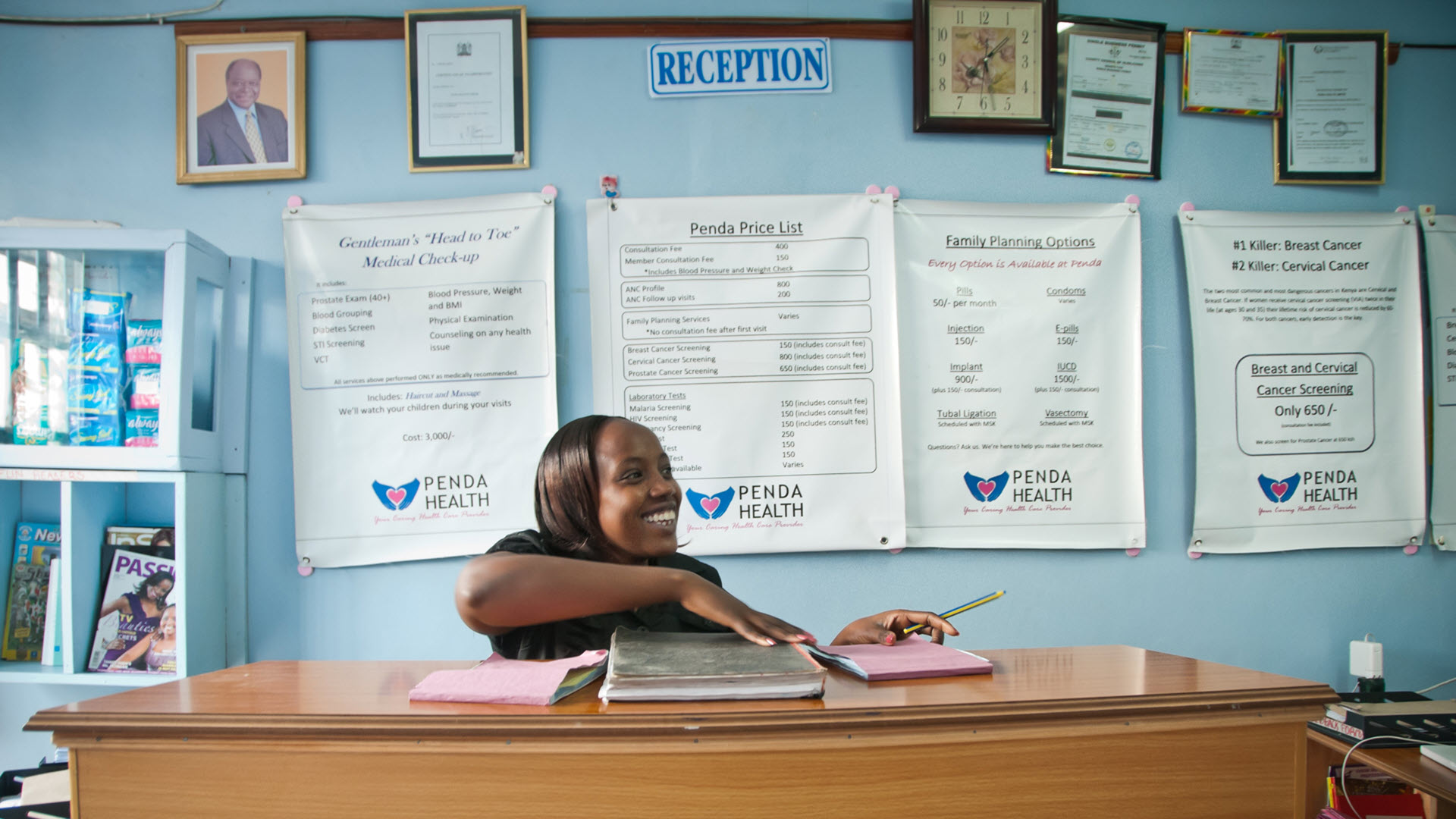 A inside look at one Penda Health's private clinics
